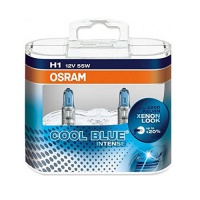 Автолампа галогенная OSRAM H1 COOL BLUE INTENSE 12V 55W (2шт.)