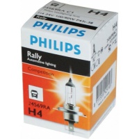 Автолампа галогенная PHILIPS H4 RALLY 12V 100/90W  (2шт.)