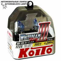 Автолампа газонаполненная Н11 12V-55W (PGJ19-2) (100W) 2шт. Whitebeam P0750W Koito (2шт.)