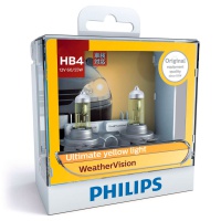 Автомобильная лампа PHILIPS WEATHER VISION HB4 9006 55W (2шт.)