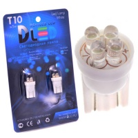 Светодиодная автолампа T10 W5W - Led Dip 4  (2шт.)